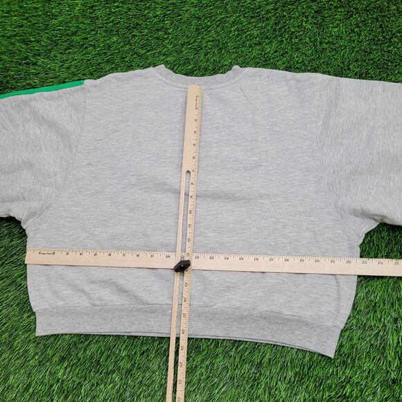 Coca-Cola Sprite Cropped Sweatshirt Womens XL 23x18 Gray - Picture 5 of 13